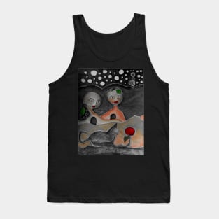 Check out the crazy cat, man! Tank Top